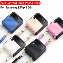 Charger l&#39;image dans la galerie, samsung Z Flip3 5g with lanyard Strap shell for Samsung Galaxy Z Flip 3 5G
