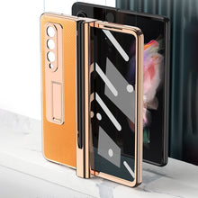 Load image into Gallery viewer, Samsung Galaxy Z Fold 4 3 2 5G Case With 2PCS Hinge Pen Slot and Capacitive Pen
